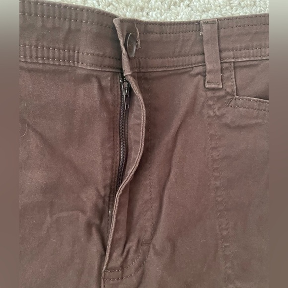 Gloria Vanderbilt Plus sz 18 Brown Straight Leg Pants - Picture 9 of 11